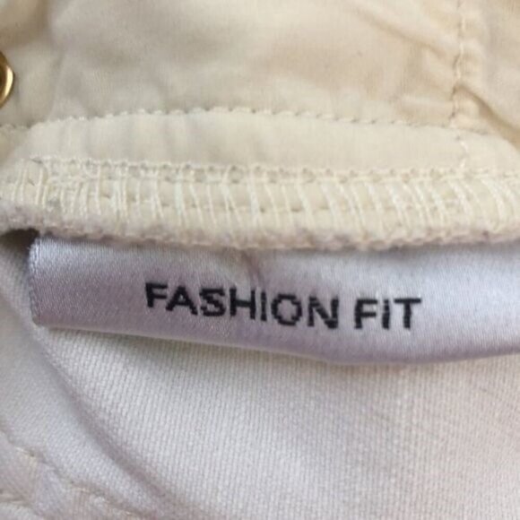 St John Jean Creamy White Ankle Length Flare/Boot Leg Mid-Rise Classic Denim 2 - Picture 12 of 13